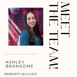 Ashley Bransome a graphic with a picture